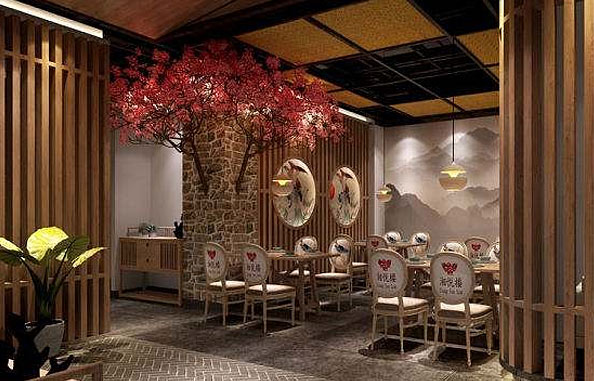 布局端莊的古典餐廳設(shè)計，格調(diào)古典美